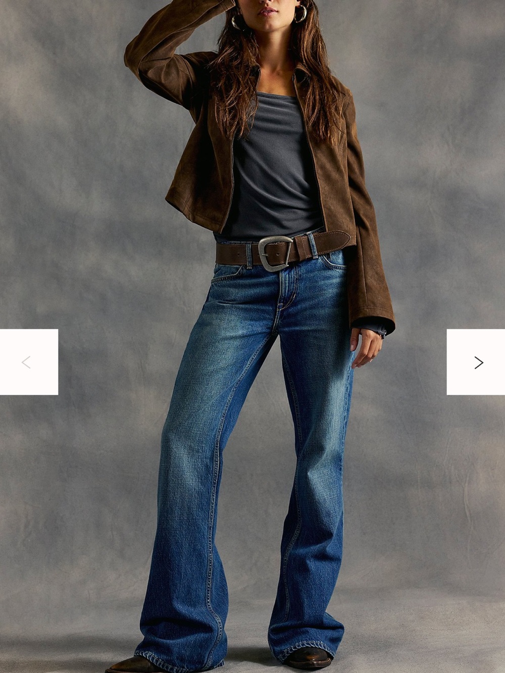 Free People We The Free West Coast Relaxed Flare Jeans NWT